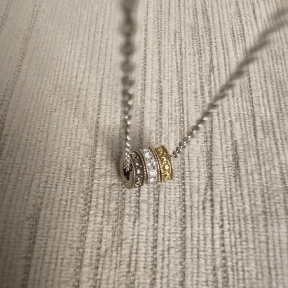 Touchstone Crystal Triple-Slide Necklace - Picture 4 of 7
